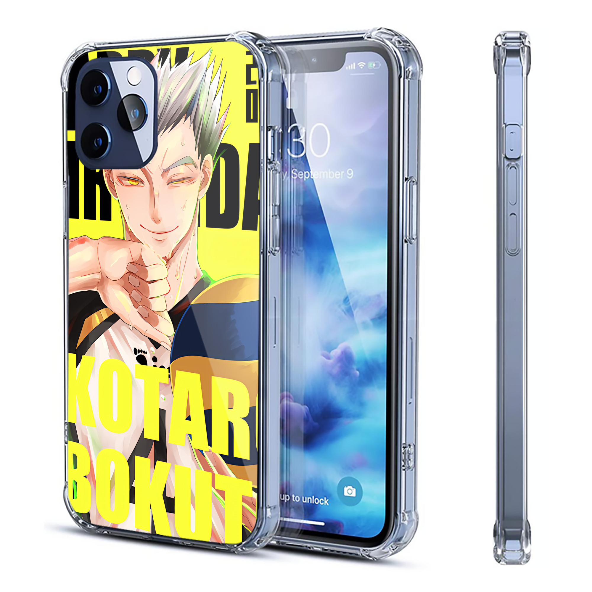 （画像用） ハイキュー!! Haikyu!! 【iPhone 12シリーズ対応】透明スマホケース（クリアソフトケース）